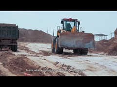 चंगलिन ZL40H व्हील फ्रंट एंड लोडर बाल्टी 2.4 सीबीएम के साथ कमिंस इंजन